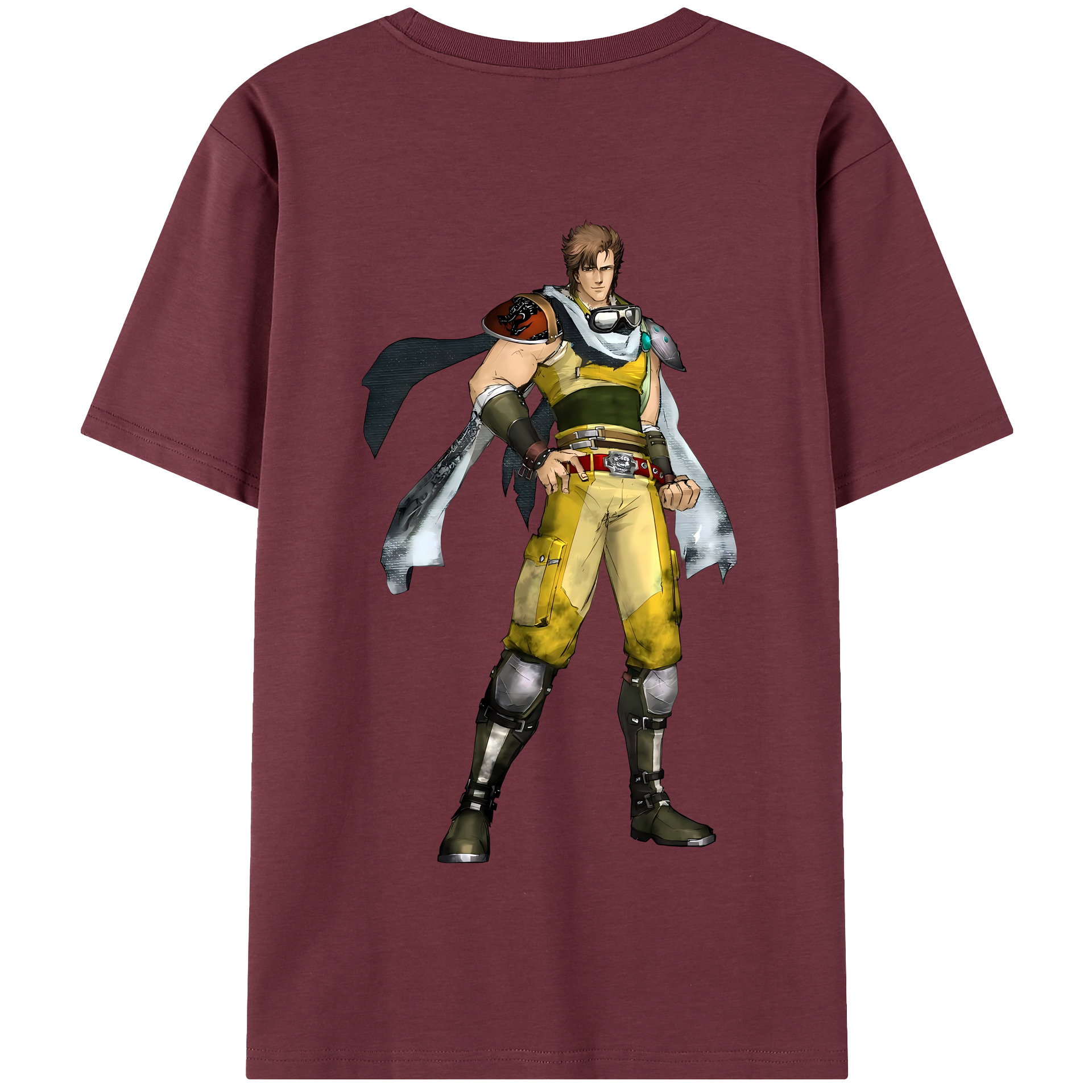 （画像用） 北斗の拳 Fist of the North Star 綿100％半袖Tシャツ（背面プリント）